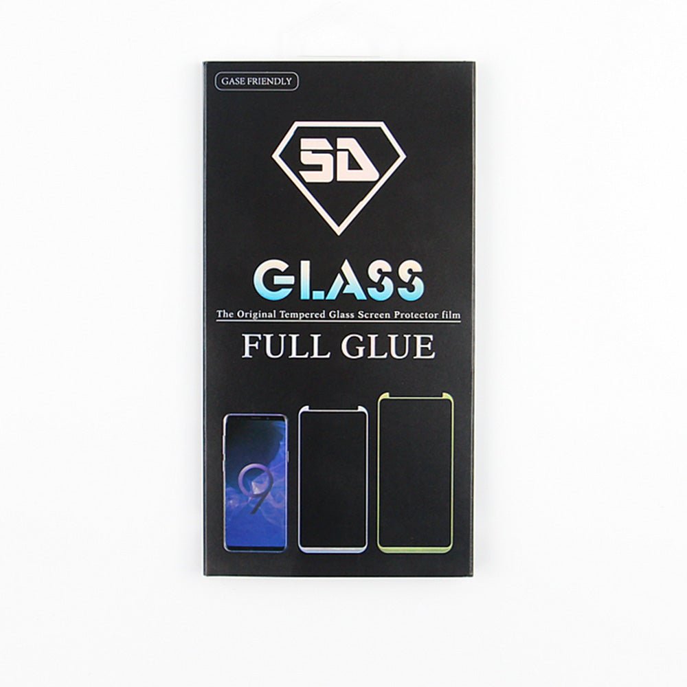 Tempered glass 5D for iPhone XR / 11 black frame - LCDEAL